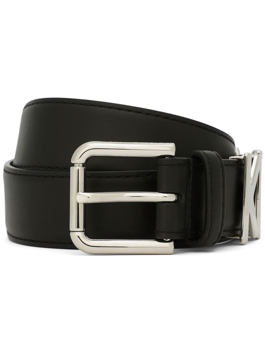 Dolce & Gabbana Logo Leather Belt