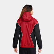 Brooklyn Hooded Draft Zip Up Mens Hoodie (Varsity Red/Black/Sail/Black)