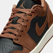 Air Jordan 1 Retro Low Archaeo Brown Womens Lifestyle Shoes (Archaeo Brown/Black/Sail)