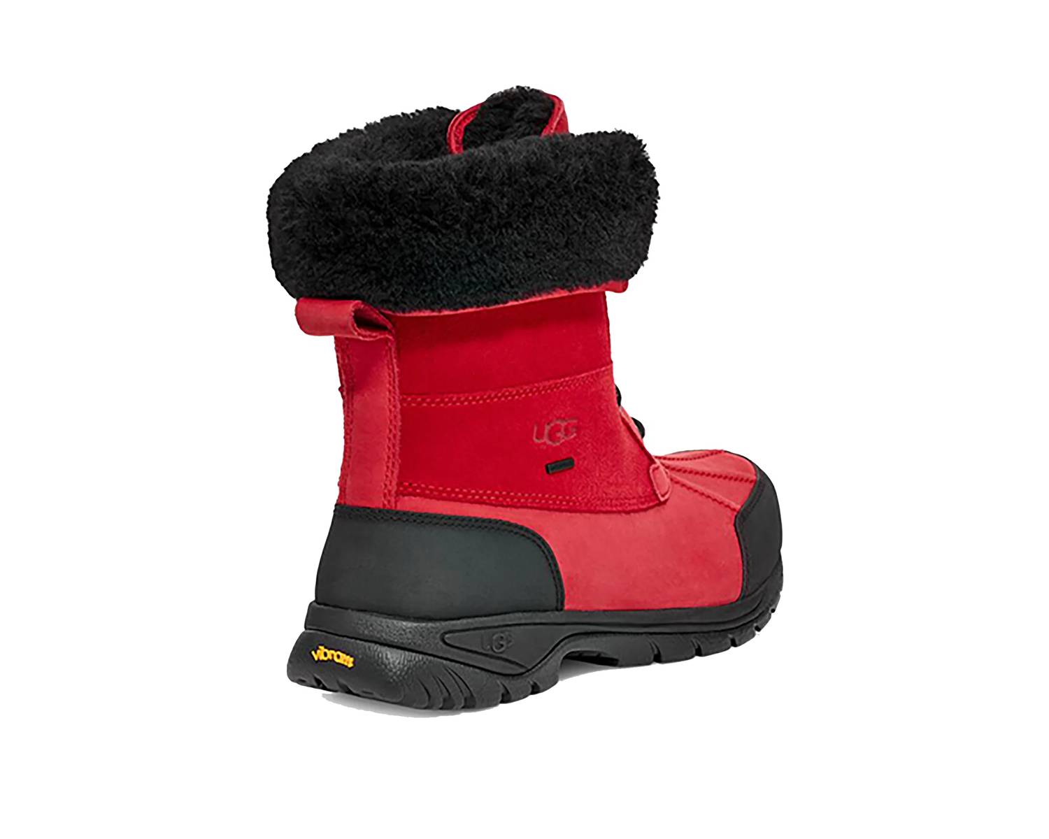 Men's Butte Mono Boots In Samba Red/black