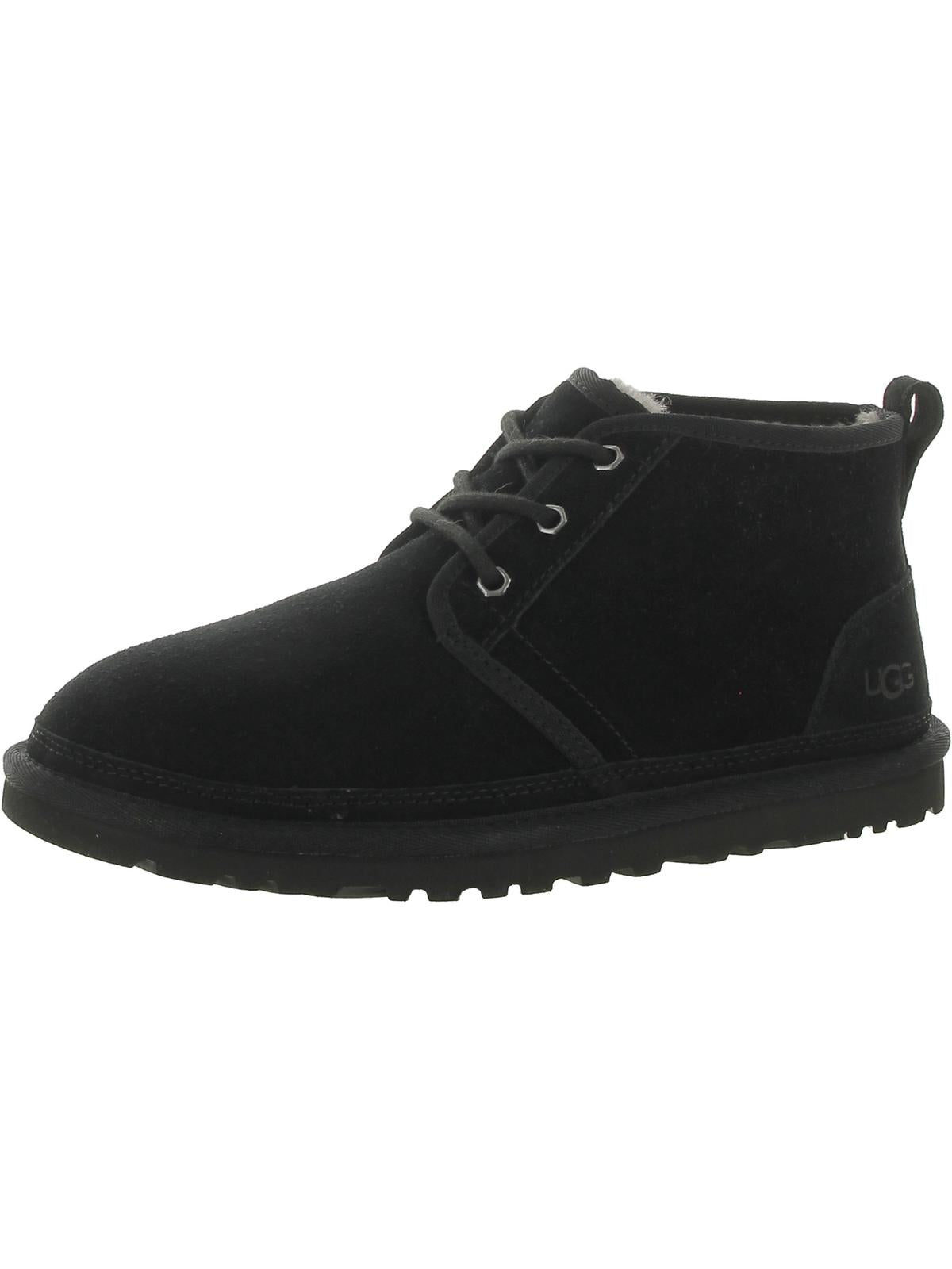 Neumel Mens Leather Casual Chukka Boots