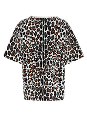 Dolce & Gabbana Animal Print Logo Plaque T-Shirt