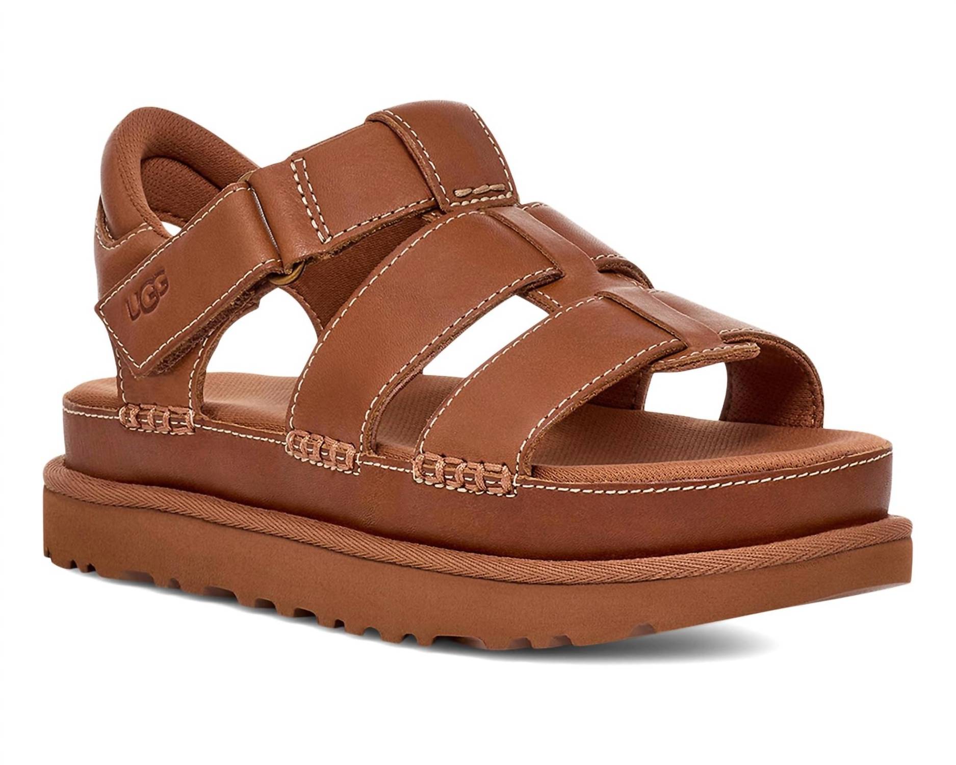 Women's Goldenstar Strap Sandal In Tan