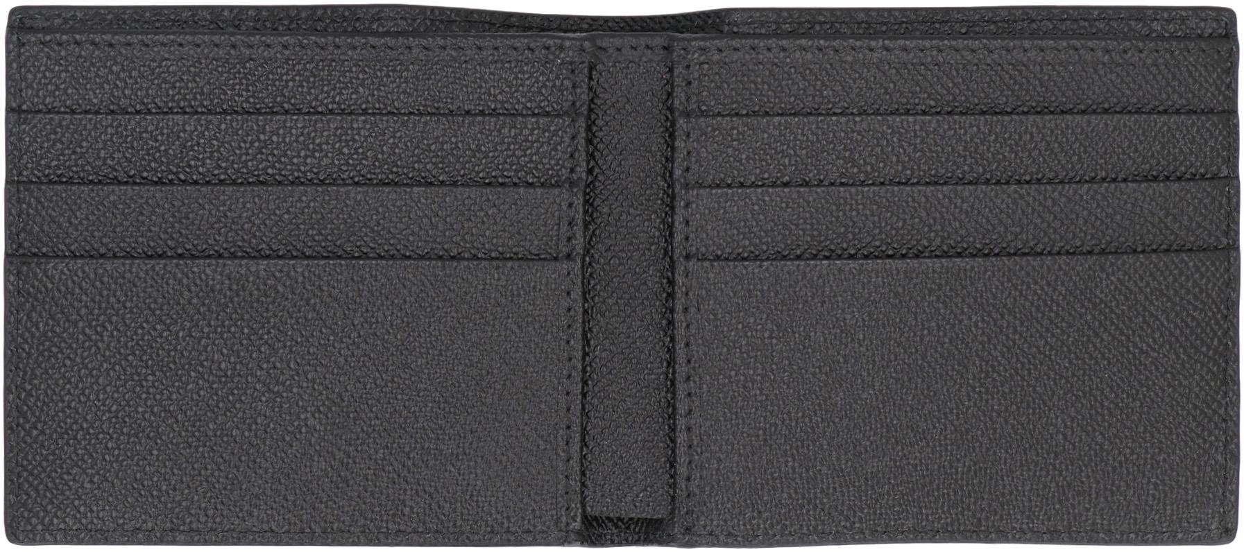 Dolce & Gabbana Leather Flap-Over Wallet