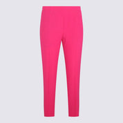 Alexander McQueen Pink Viscose Blend Trousers