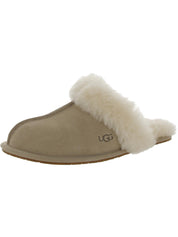 Scuffette II Womens Suede Comfort Slip-On Slippers