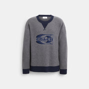 Coach Outlet Gradient Signature Crewneck Sweater