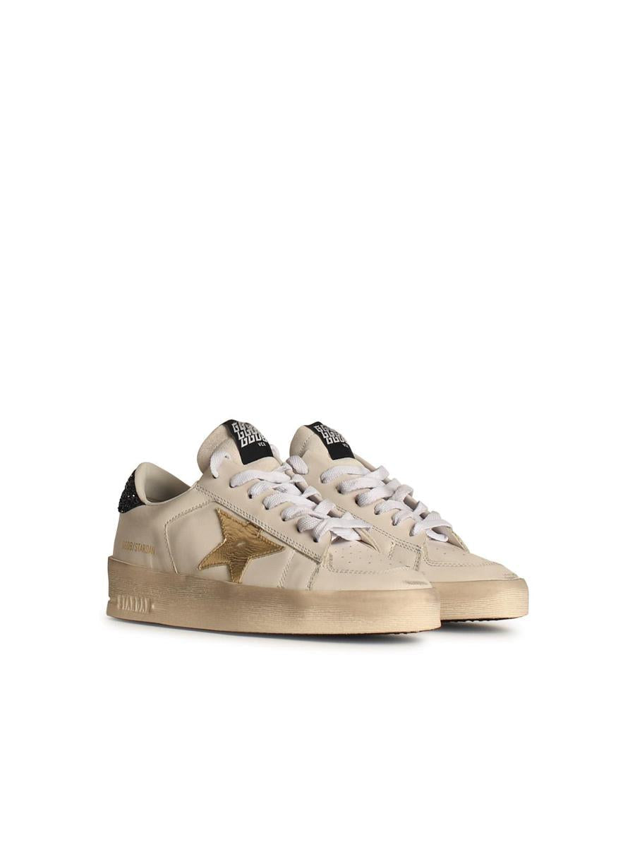 Golden Goose 'Stardan' White Leather Sneakers