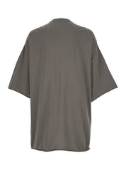 'Tommy T' Grey Oversized T-Shirt In Cotton Man