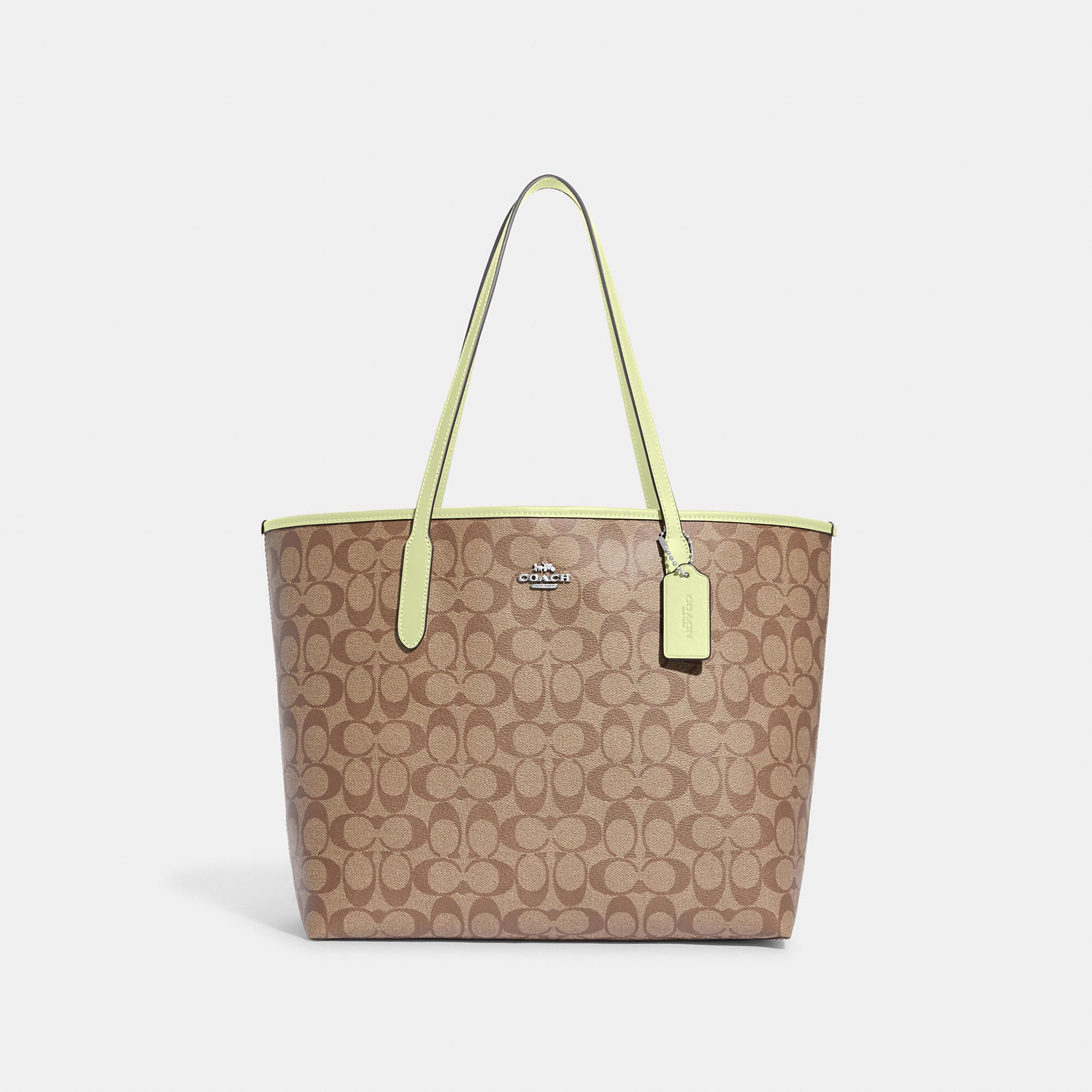 Coach Outlet City Tote In Signature Canvas