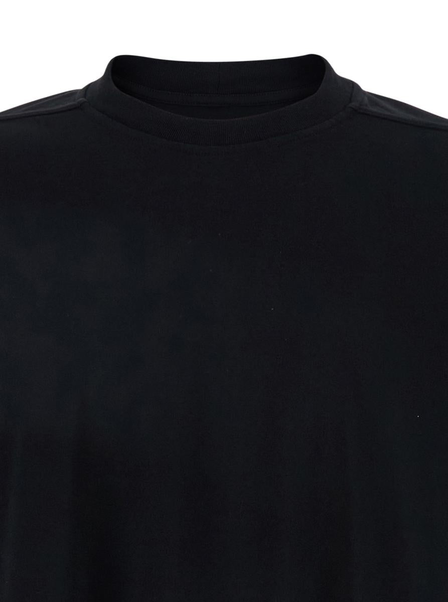 'Tommy T' Black Oversized T-Shirt In Cotton Man