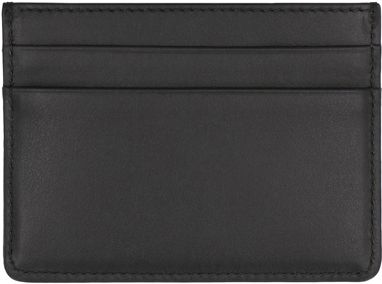 Dolce & Gabbana Logo Detail Leather Card Holder