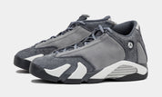 Air Jordan 14 Retro Flint Grey Grade School Lifestyle Shoes (Flint Grey/Stealth White)