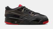 Air Jordan 4 RM Grade School Basketball Shoes (Black/Varsity Red)