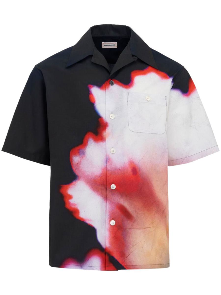 Alexander McQueen Floral Print Shirt