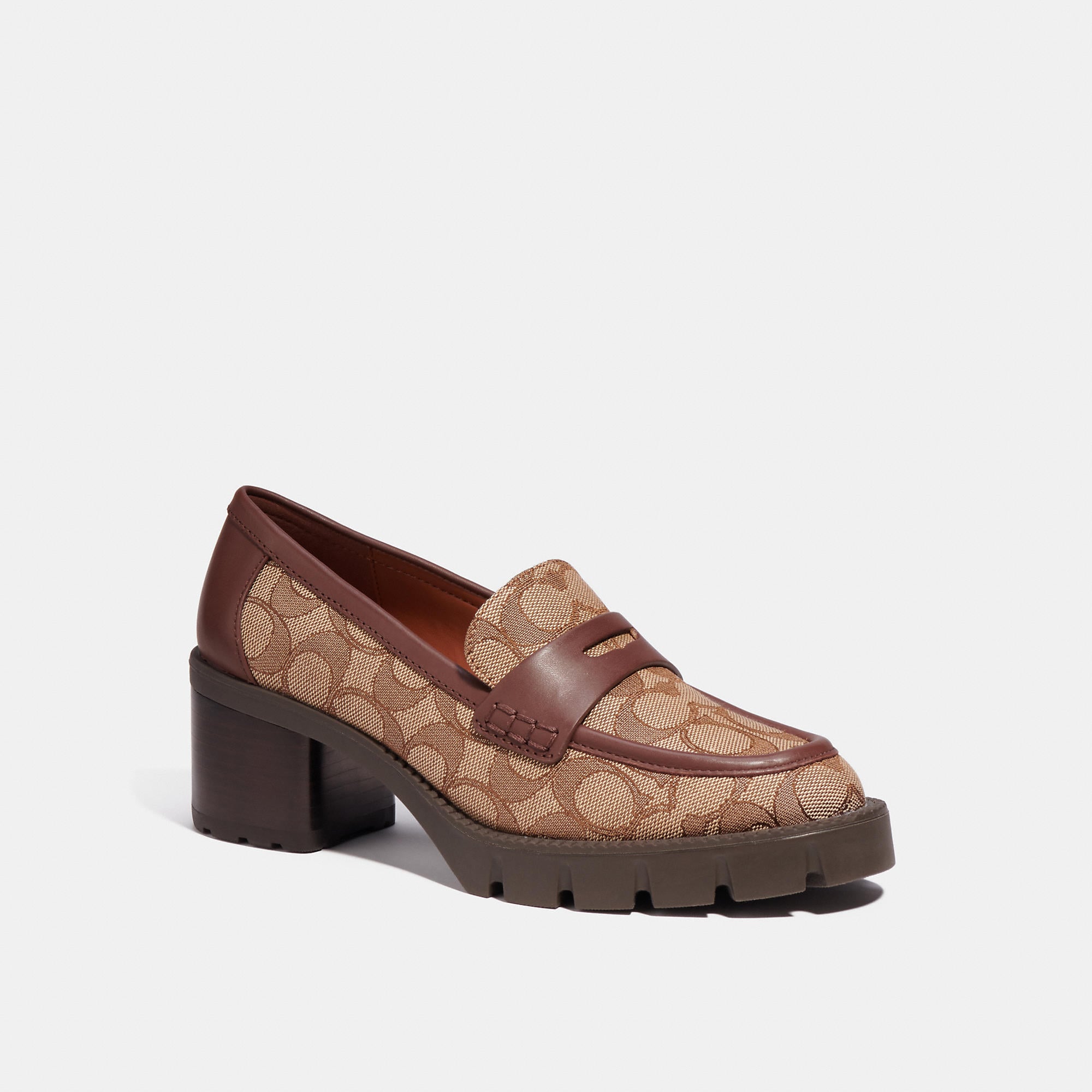 Coach Outlet Colleen Loafer In Signature Jacquard