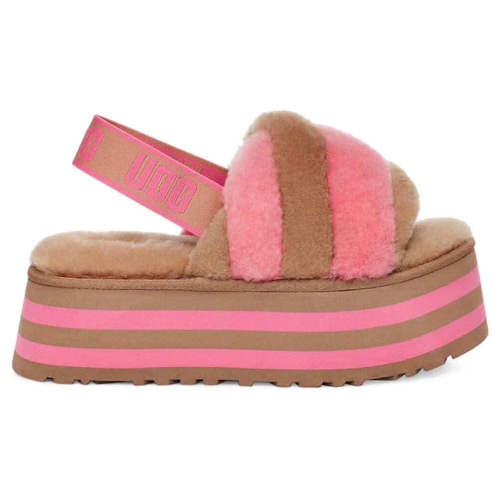 UGG Disco Stripe Slide Pink  W-1120875-CPRC Women's