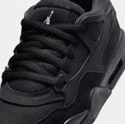 Air Jordan 4 RM Black Cat Grade School Lifestyle Shoes (Black)