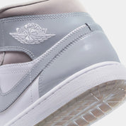 Air Jordan 1 Mid SE Cool Grey Mens Lifestyle Shoes (Cool Grey/Medium Grey)