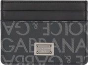 Dolce & Gabbana Logo Detail Leather Card Holder