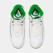 Air Jordan 2 Retro Lucky Green Mens Lifestyle Shoes (White/Green) Free Shipping