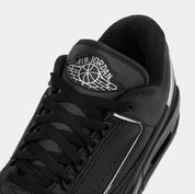 Air Jordan 2/3 Mens Basketball Shoes (Black/Metallic Silver)