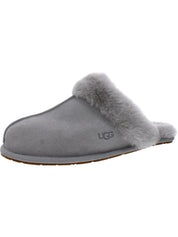 Scuffette II Womens Suede Comfort Slip-On Slippers