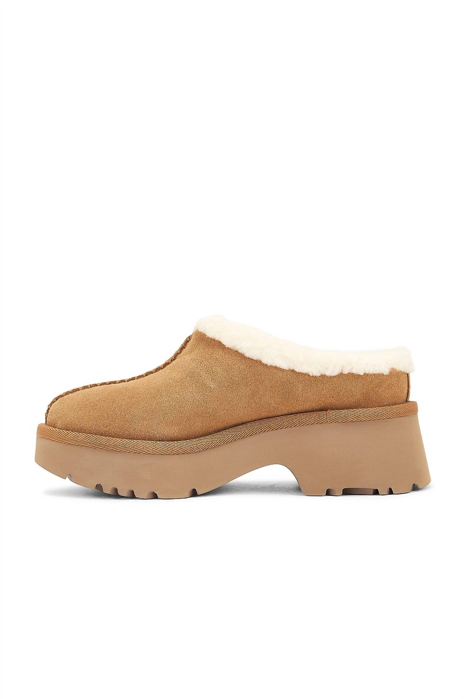 New Heights Cozy Clog In Chesnut