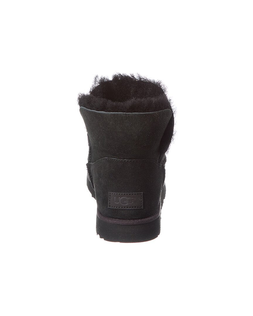 UGG Classics Cuff Mini Suede & Shearling Boot