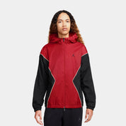 Brooklyn Hooded Draft Zip Up Mens Hoodie (Varsity Red/Black/Sail/Black)