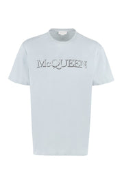 Alexander McQueen Logo Cotton T-Shirt