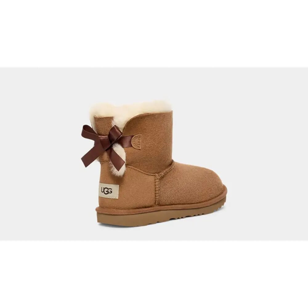 UGG Mini Bailey Bow II Chestnut  1017397K-CHE Grade-School