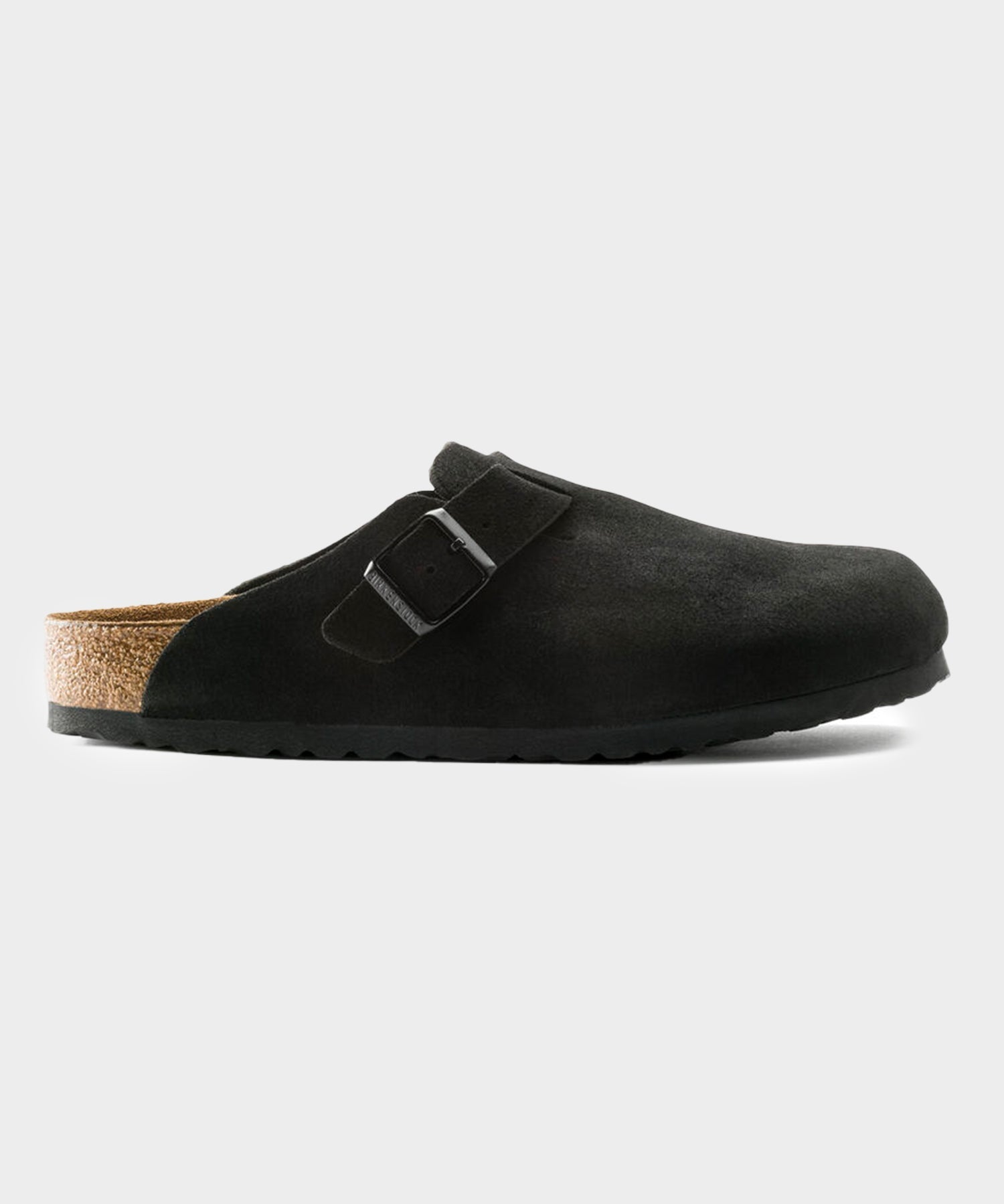 Birkenstock Boston Suede in Black