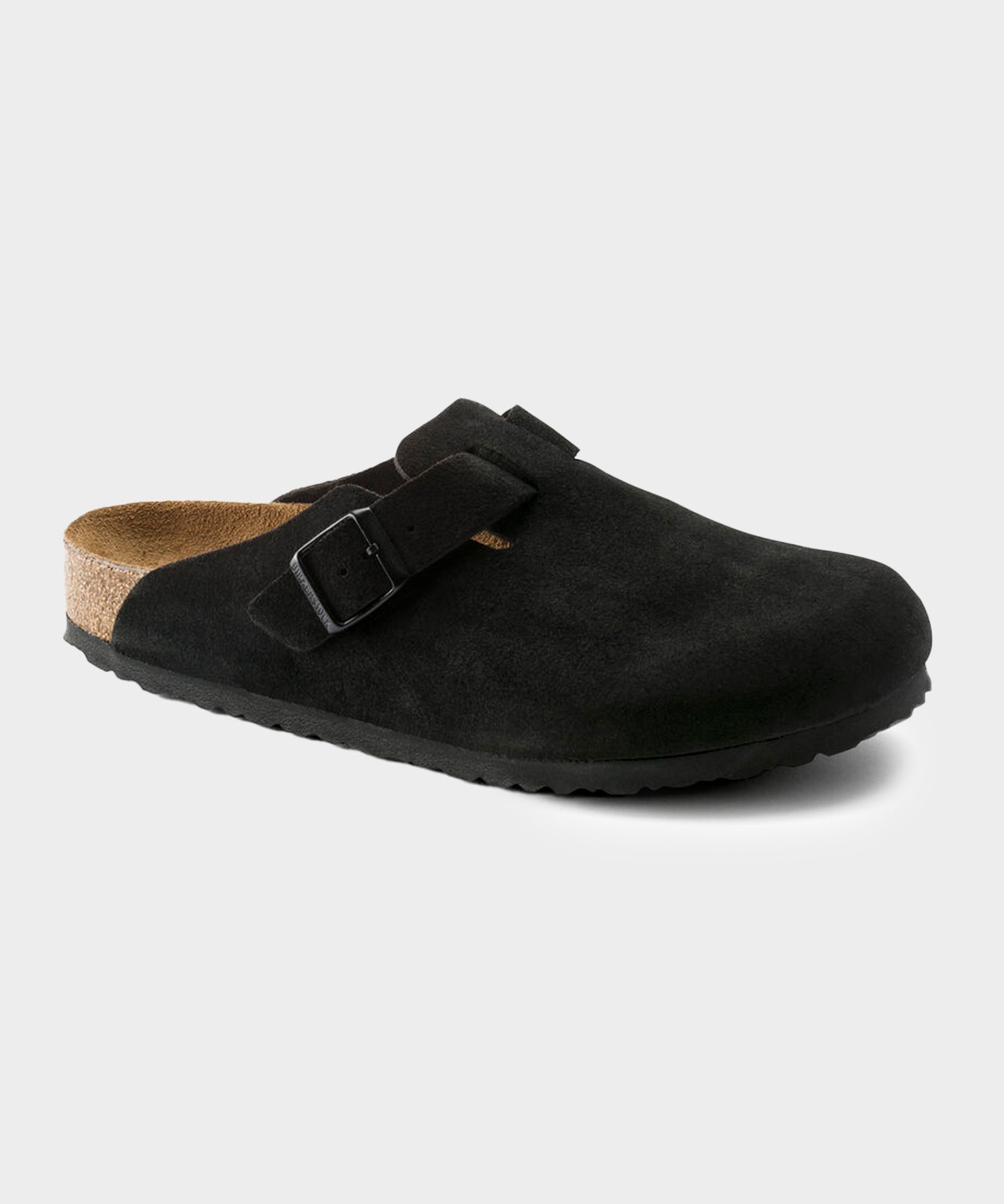 Birkenstock Boston Suede in Black