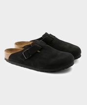 Birkenstock Boston Suede in Black