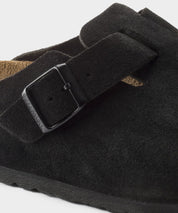 Birkenstock Boston Suede in Black