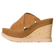 Women's Abbot Espadrille Slide In Chestnut