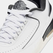 Air Jordan 2/3 Mens Basketball Shoes (White/Black/Sail/Cement Grey)