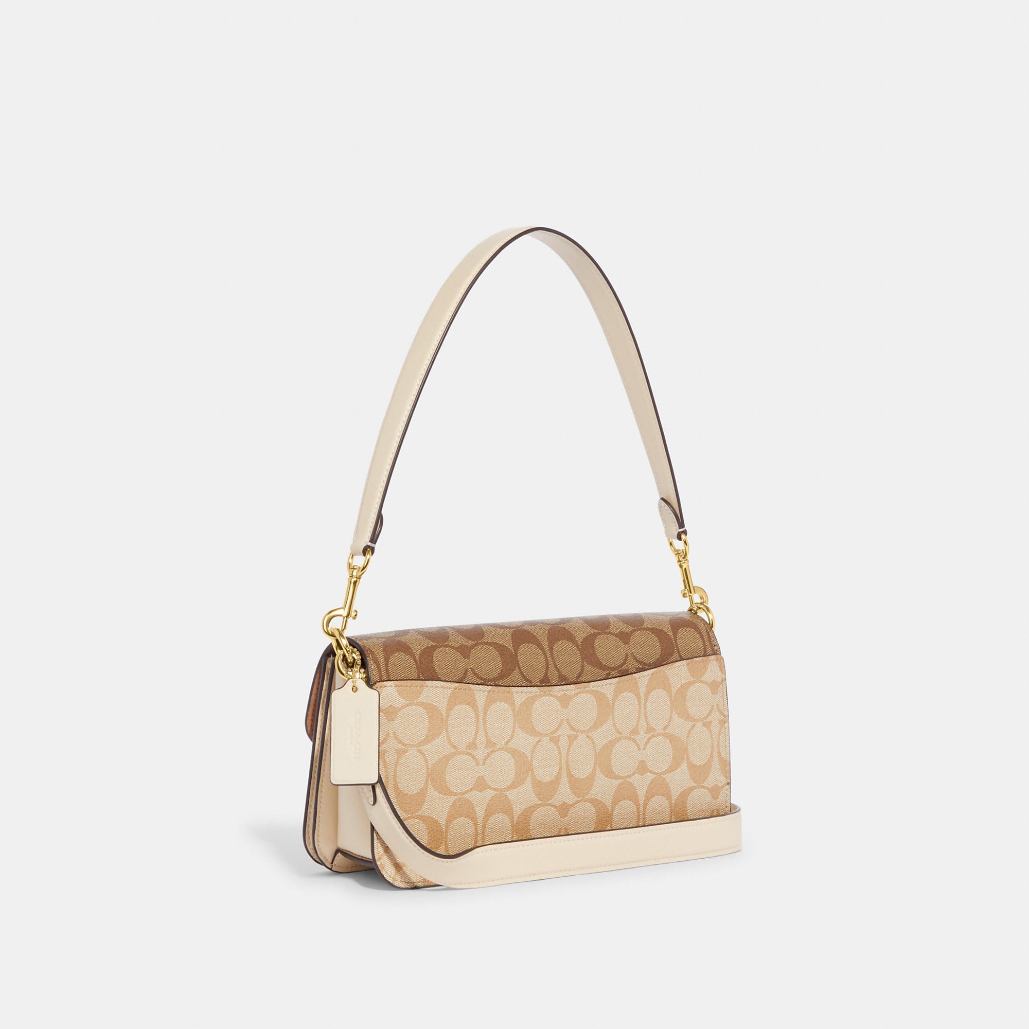 Coach Outlet Morgan Shoulder Bag In Blocked Signature Canvas