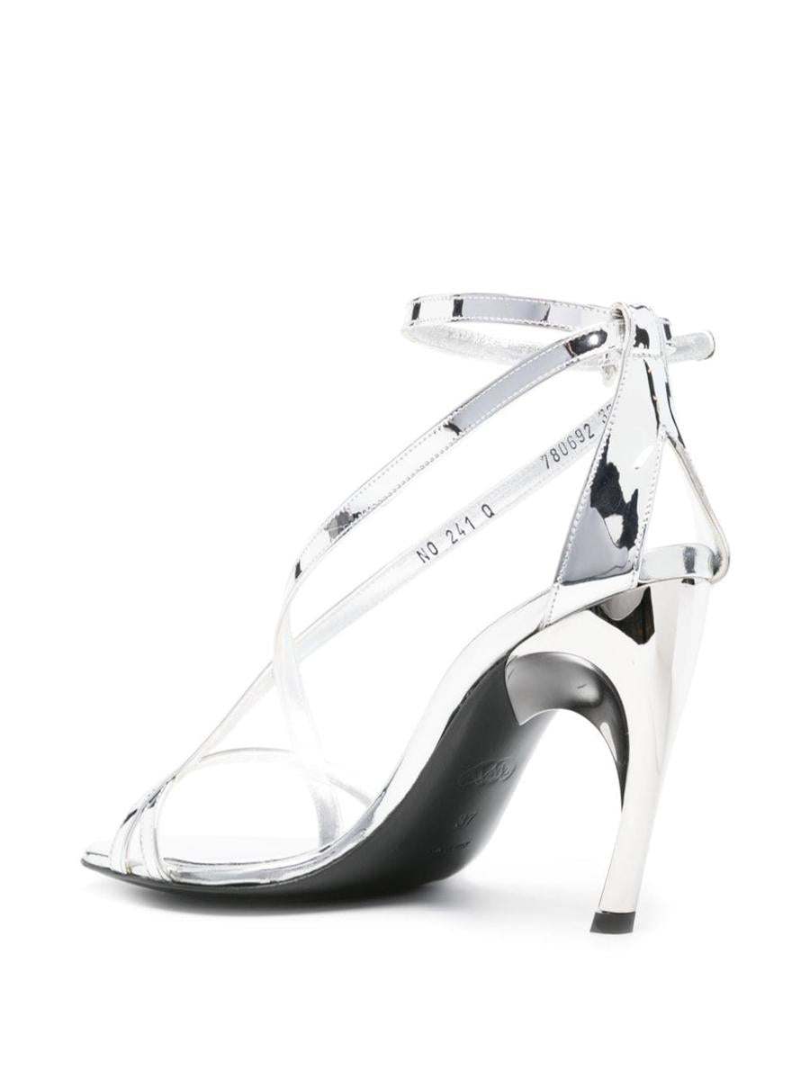 Alexander McQueen Armadillo Heel Sandals