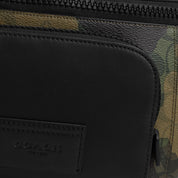 Coach Outlet Track Belt Bag In Signature Canvas With Camo Print