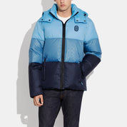 Coach Outlet Colorblock Down Jacket