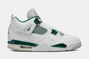 Air Jordan 4 Retro Oxidized Green Mens Lifestyle Shoes (White/Oxidized Green/White/Neutral Grey)