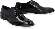 Dolce & Gabbana Patent Leather Lace-Up Derby Shoes