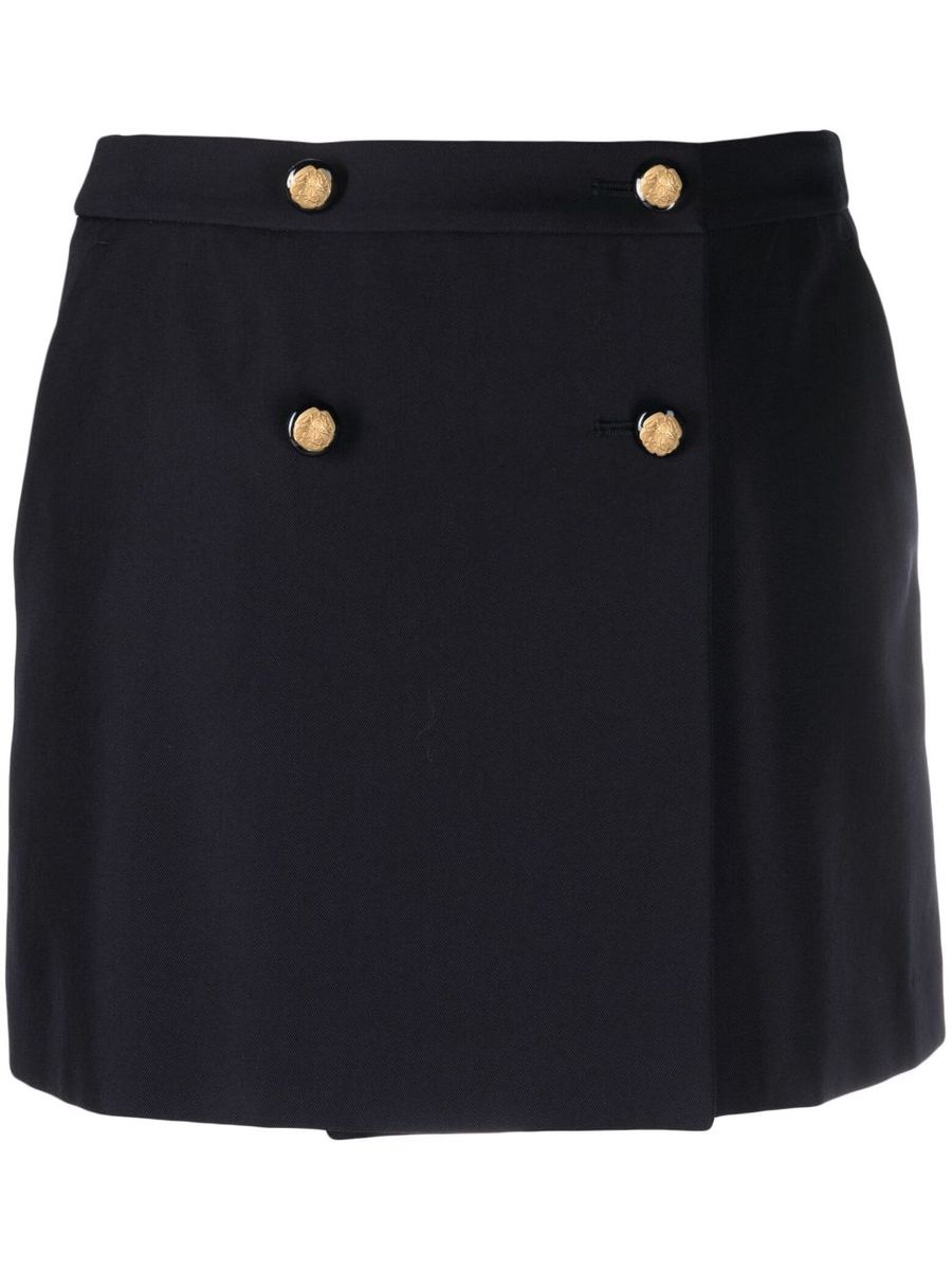 Alexander Mcqueen Mini Wrap Skirt