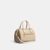 Coach Outlet Rowan Satchel In Blocked Signature Canvas