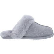 Scuffette II Metallic Spots Womens Leather Comfy Scuff Slippers