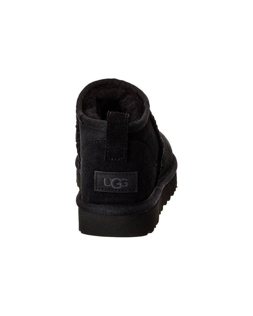 UGG Classic Ultra Mini Suede & Shearling Boot