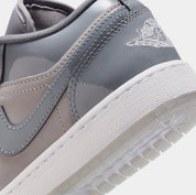 Air Jordan 1 Low SE Grade School Lifestyle Shoes (Grey/Taupe)