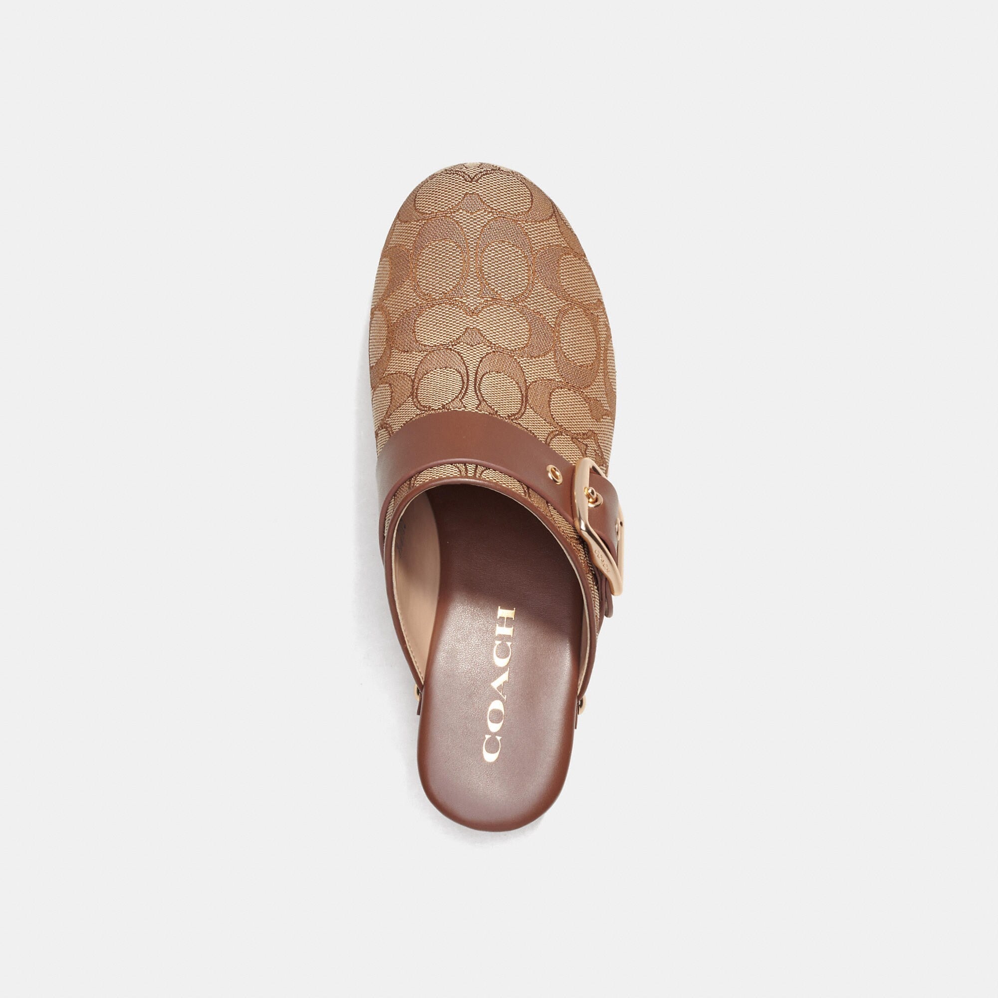 Coach Outlet Faryn Clog In Signature Jacquard